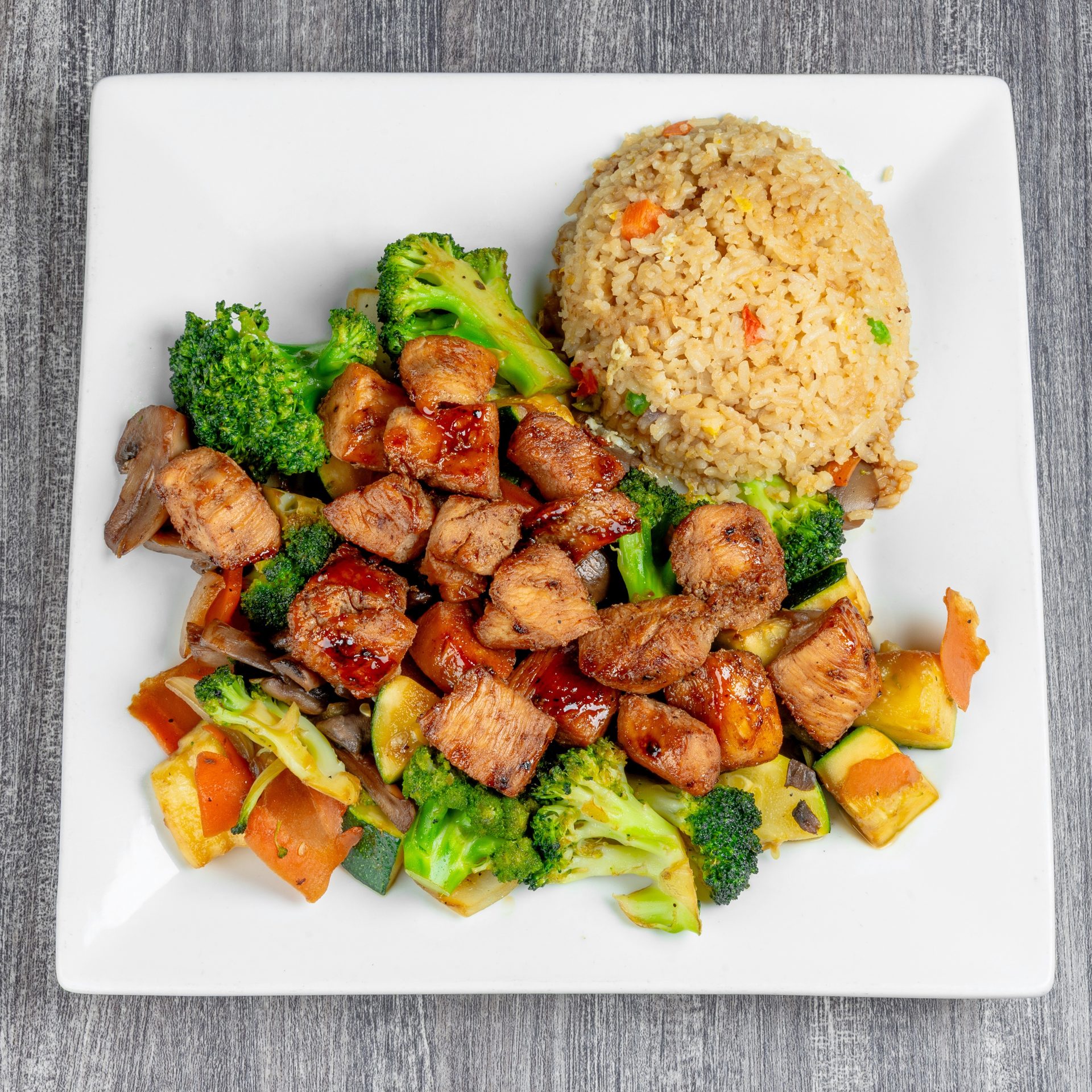 Hibachi, sushi, and teriyaki